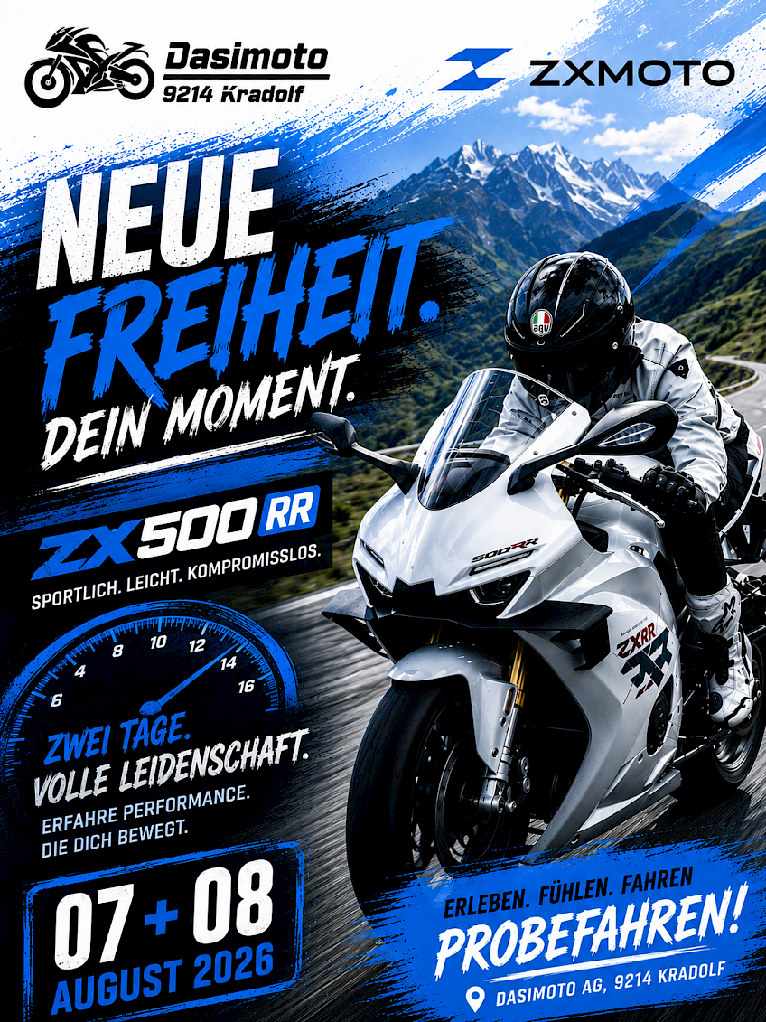 ZX500RR Probefahren